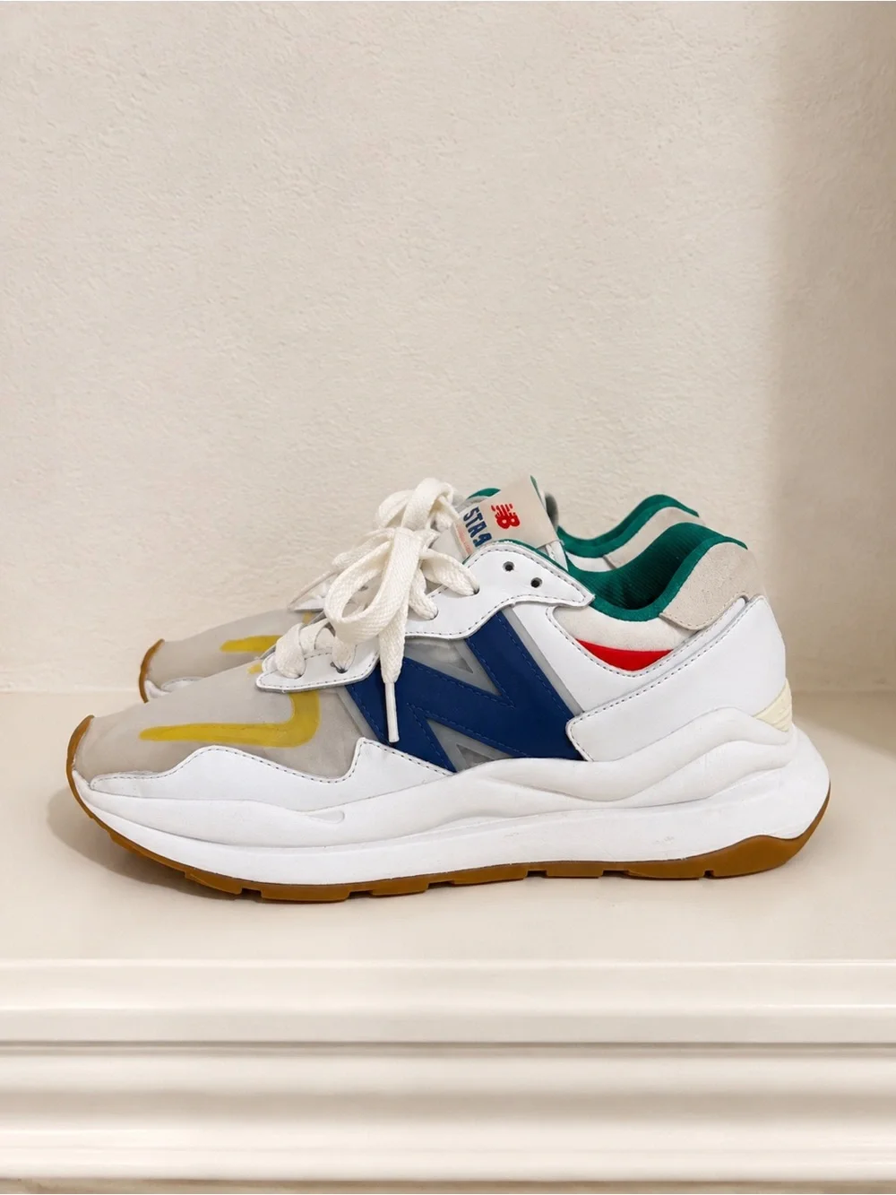 New Balance x STAUD 57/40 “White Blue Quartz” Style M5740SR Sneakers M 6.5 / W 8